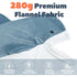 Gemütliche Shark Hoodie Decke | weiche Kapuzendecke mit Schwanz
